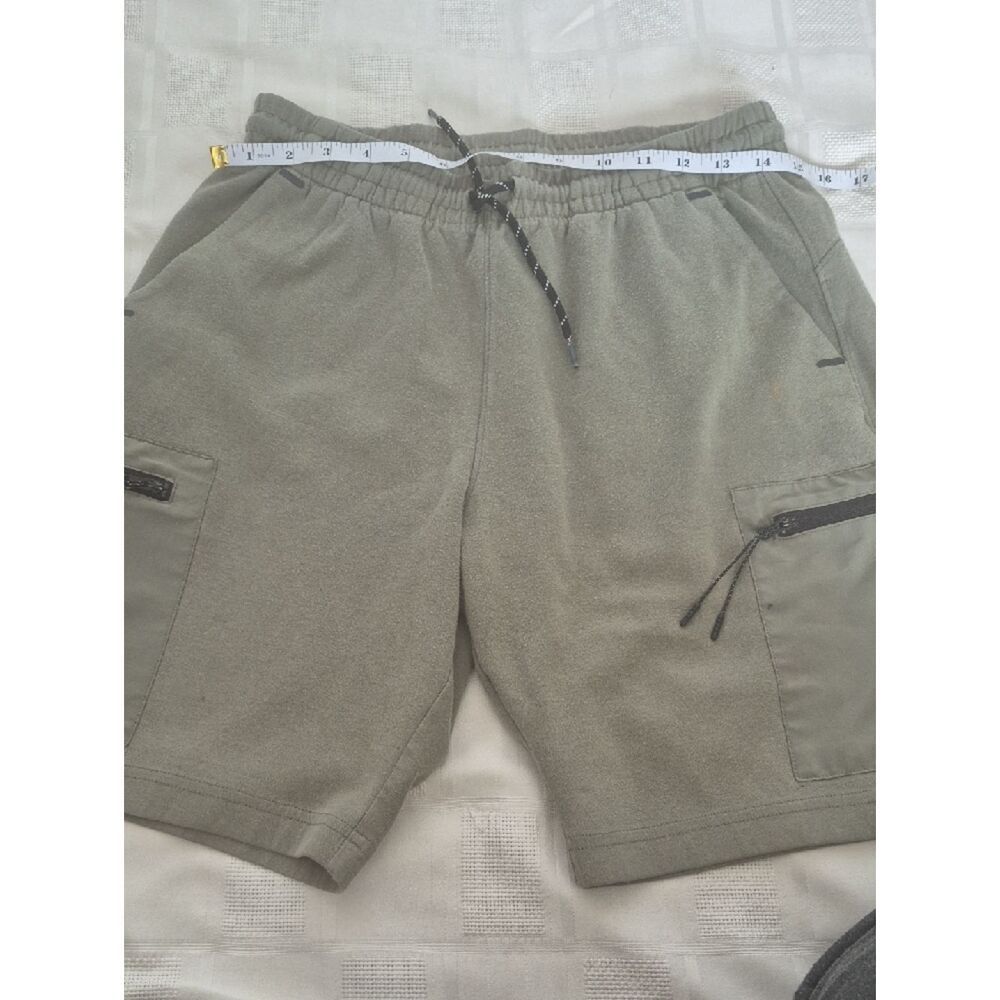 Old Navy Bundle Of 2 Olive and Brown Camo Drawstring Athletic Shorts - Picture 6 of 16